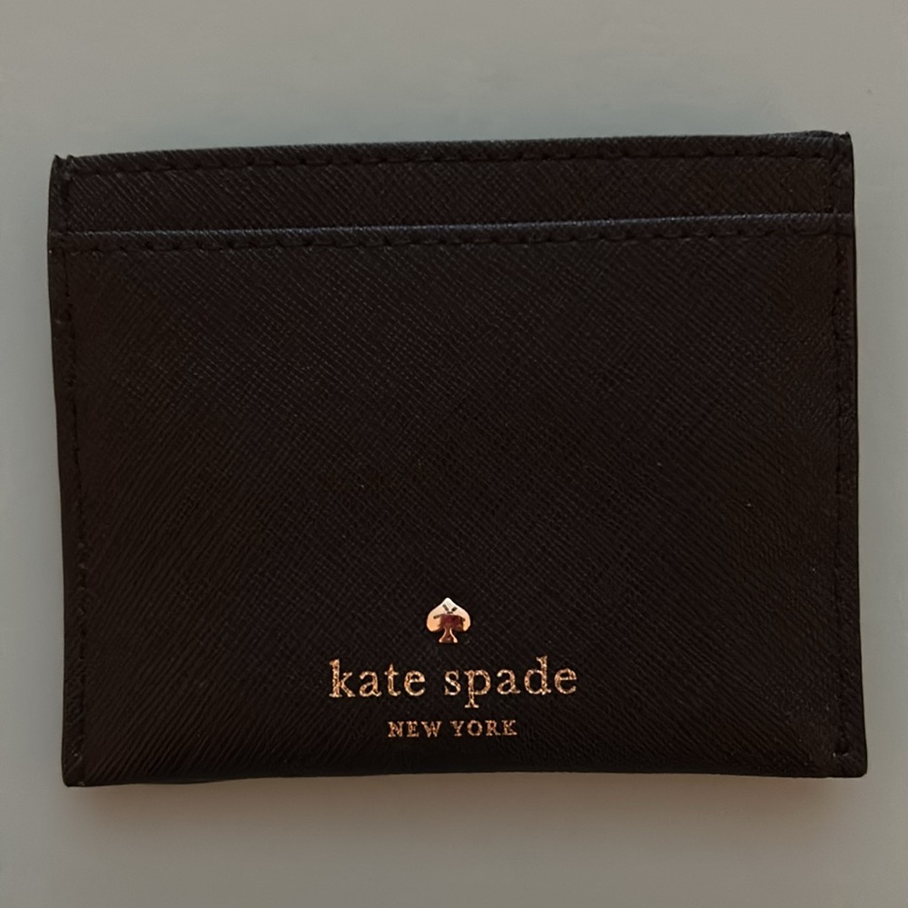 New Kate Spade Roses leather Card Case - Picture 2 of 3